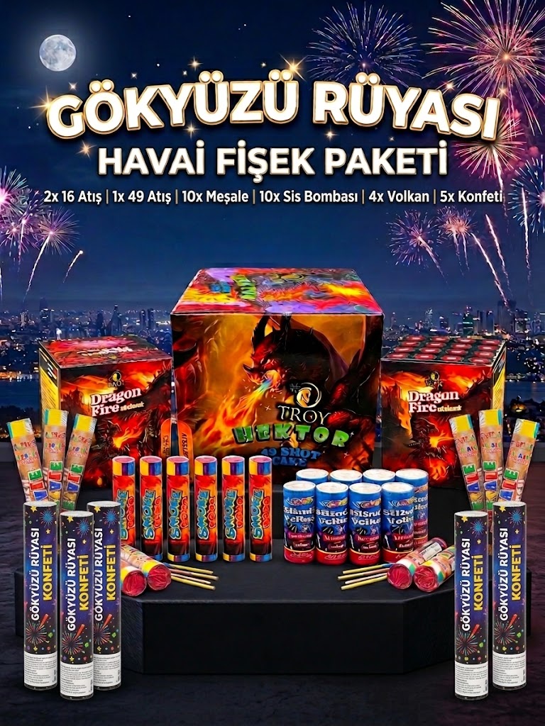 Gökyüzü Rüyası Havai Fişek Seti