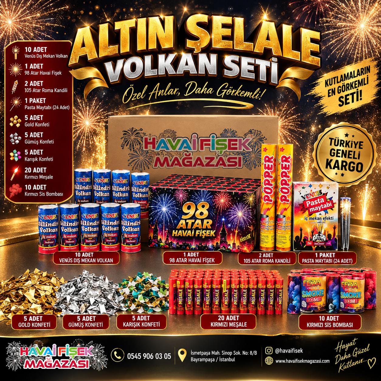 Altın Şelale Volkan Seti
