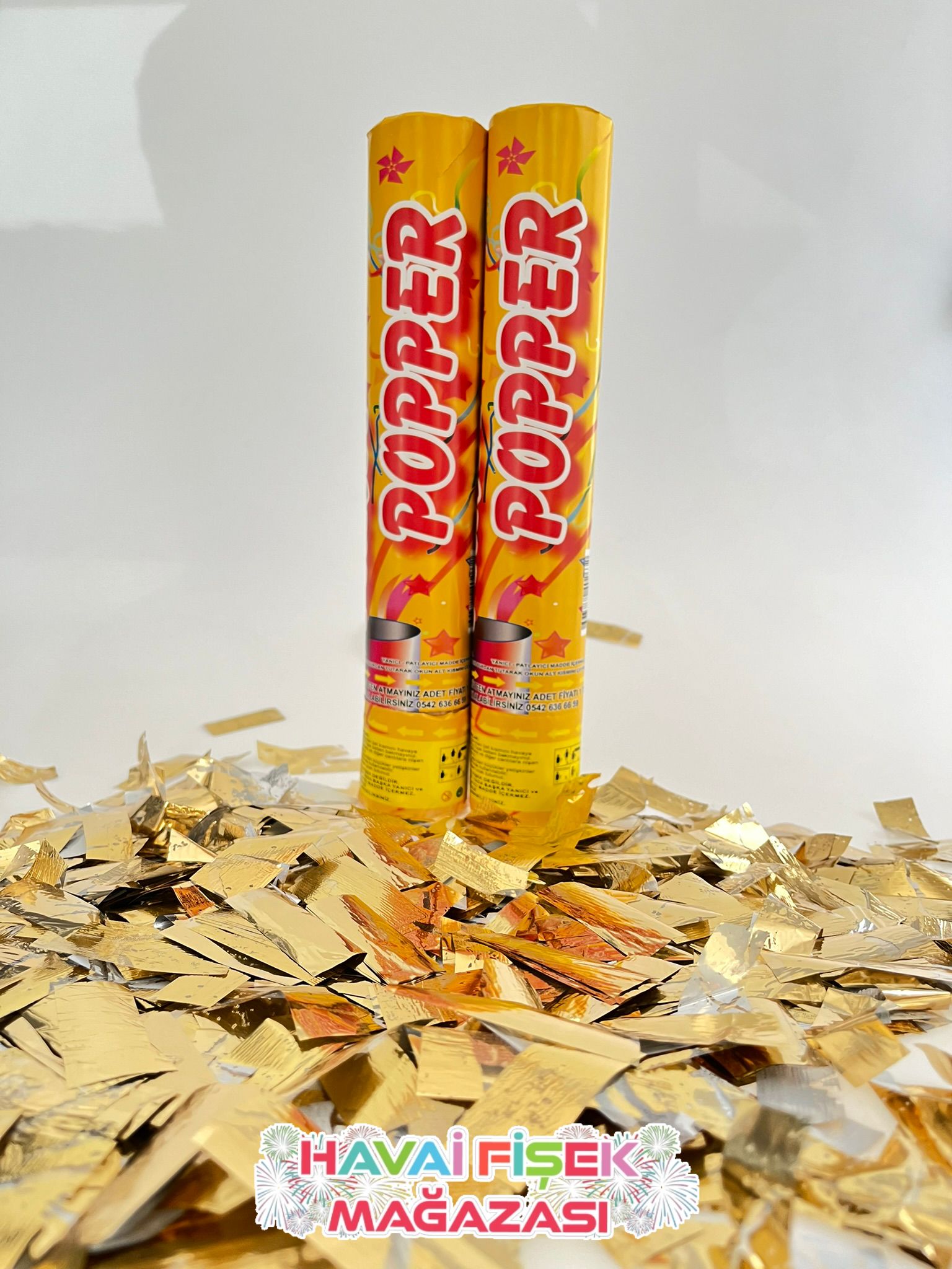 Gold Konfeti 30 cm 1 Koli